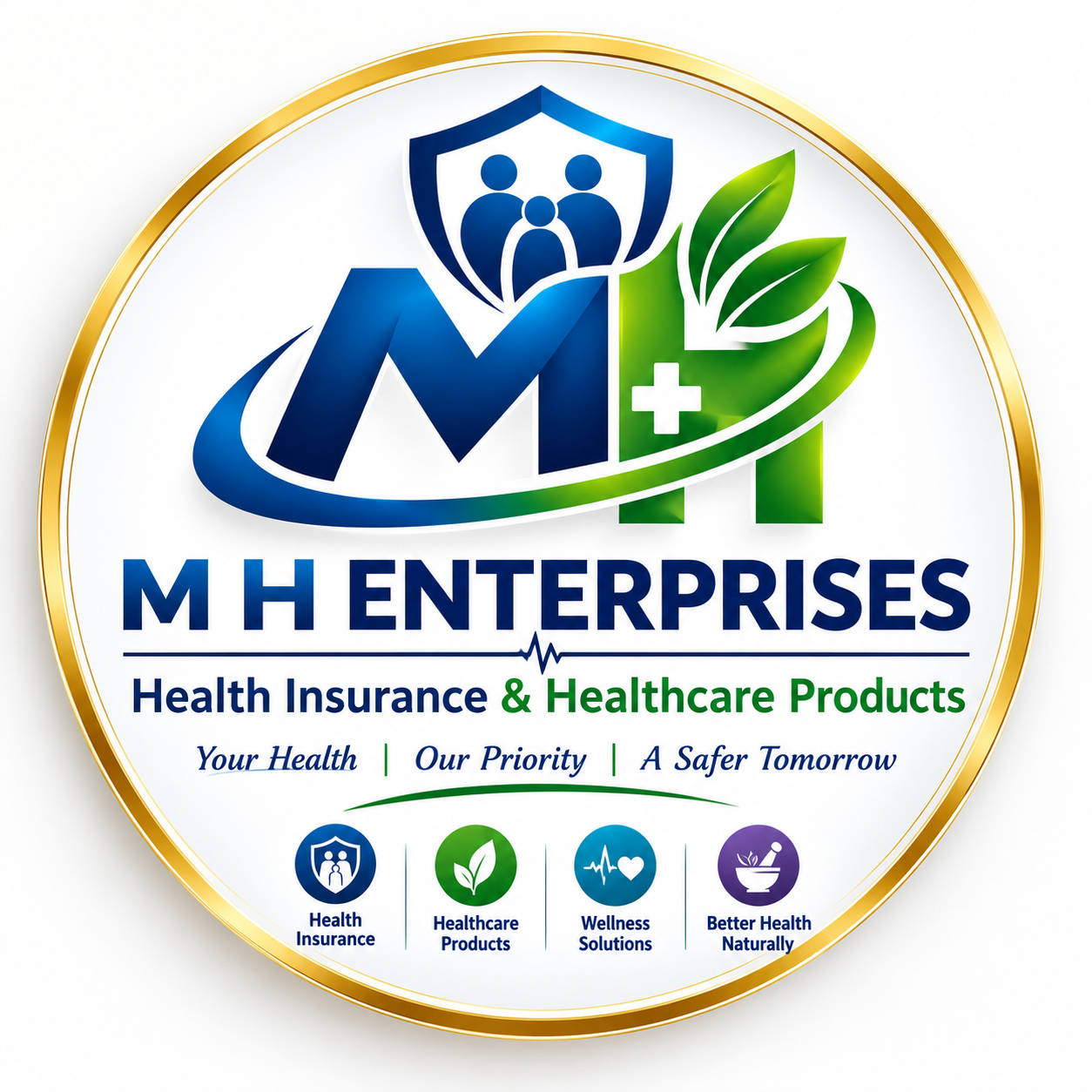 M H ENTERPRISES logo